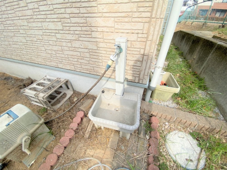 その他　お庭の水やりや洗車にも便利な外水栓